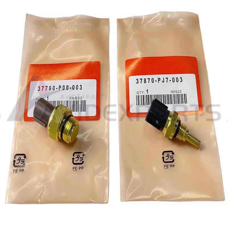 

1 set of 37870-PJ7-003 37760-P00-003 is suitable for Honda Accord water temperature sensor