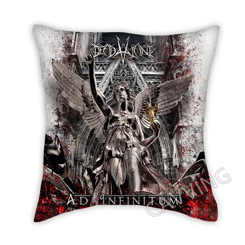 

Ad Infinitum Rock 3D Printed Polyester Decorative Pillowcases Throw Pillow Cover Square Zipper Cases Fans Gifts Home Decor