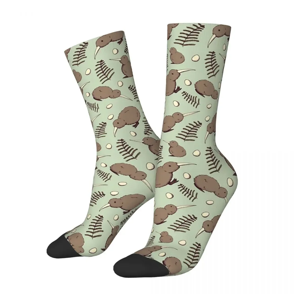 Kiwi Bird Socks Harajuku High Quality Stockings All Season Long Socks Accessories for Man's Woman's Birthday Present