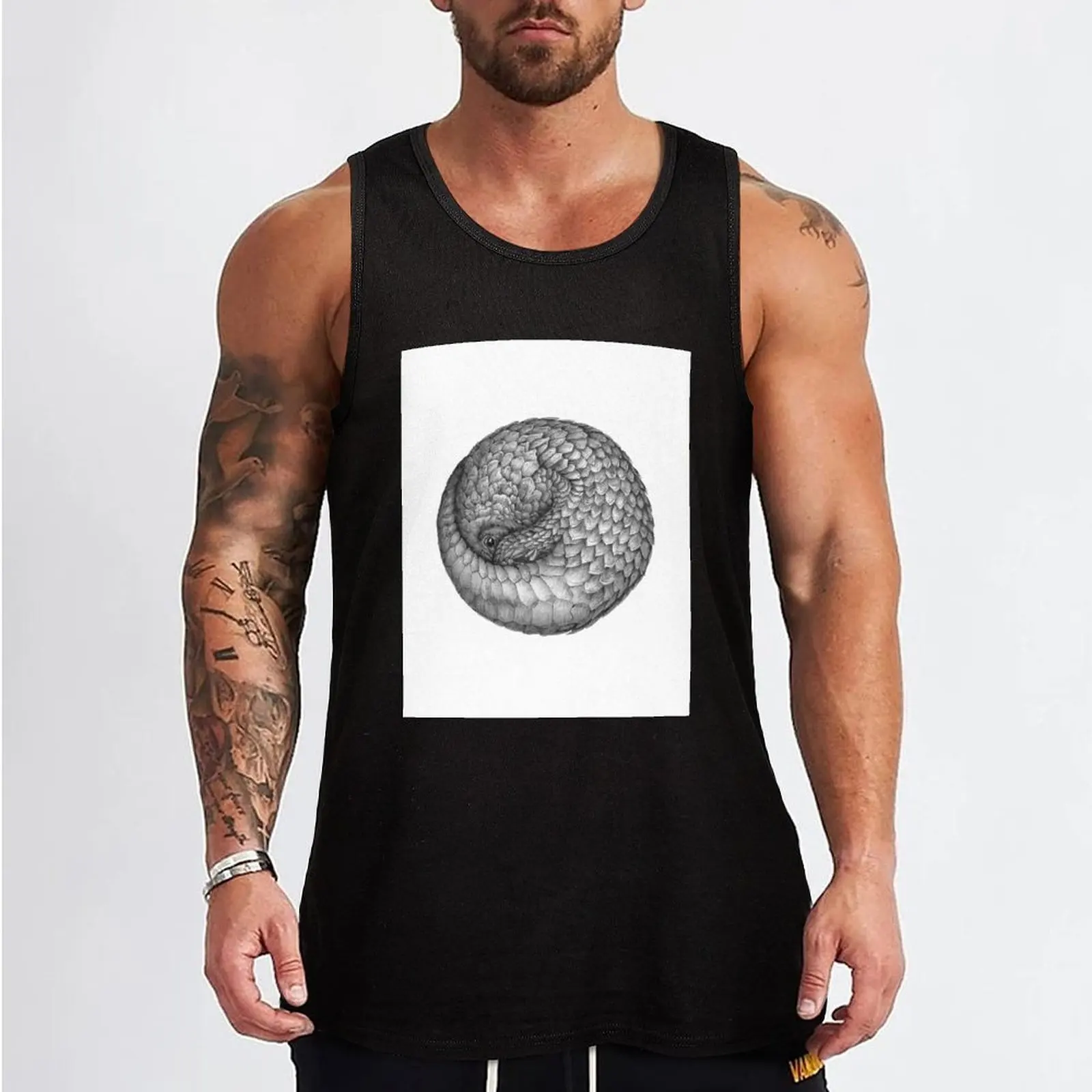 The Infinite Pangolin Tank Top Men's clothing brands running shirt underwear