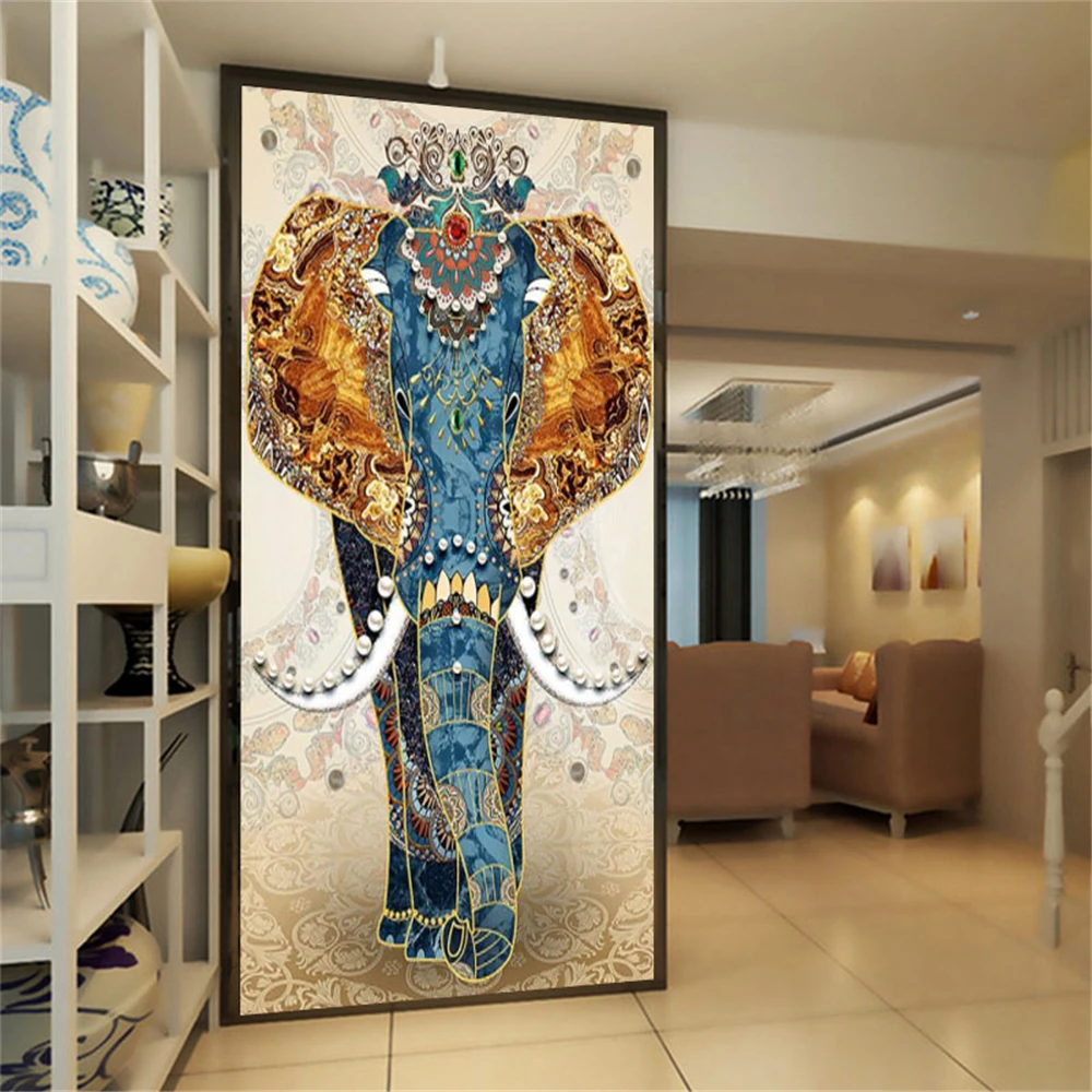 Custom Southeast Asia Thai wallpaper for living room elephant tropical restaurant home decoration 3D wallpaper hotel decoration