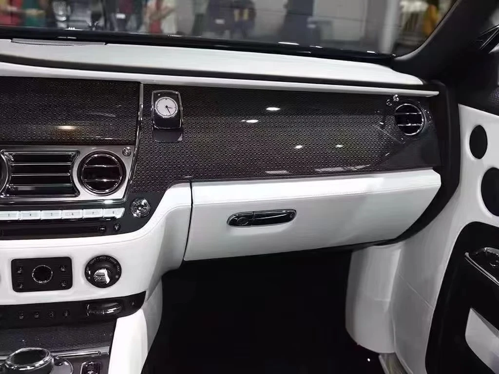 High Quality New Style Carbon Fiber Interior Accessories Kit Fit for Ghost Cars Interior Accessories