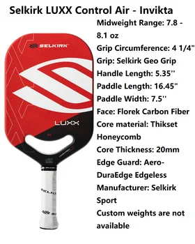 CR-BN 3X 14/16/20mm Pickleball Paddle-Carbon Fiber Pickleball Paddle Carbon Fiber Surface Hybrid Paddle Erhöhte USAPA-zugelassen