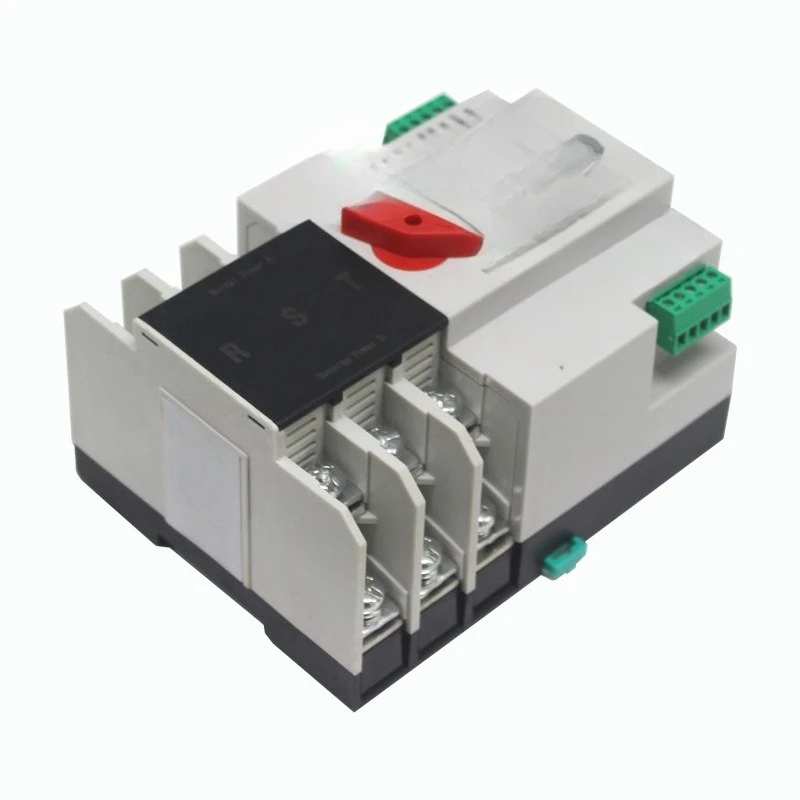 Dual power automatic switching switch, mains NLQ4-125/3P 100A, 80A, 63A converter, uninterruptible power in English
