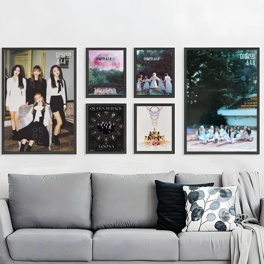 Popular Loona Poster HD Waterproof Self-Adhesive Wall Art – Multi-Scene Use, Top Gift Pick