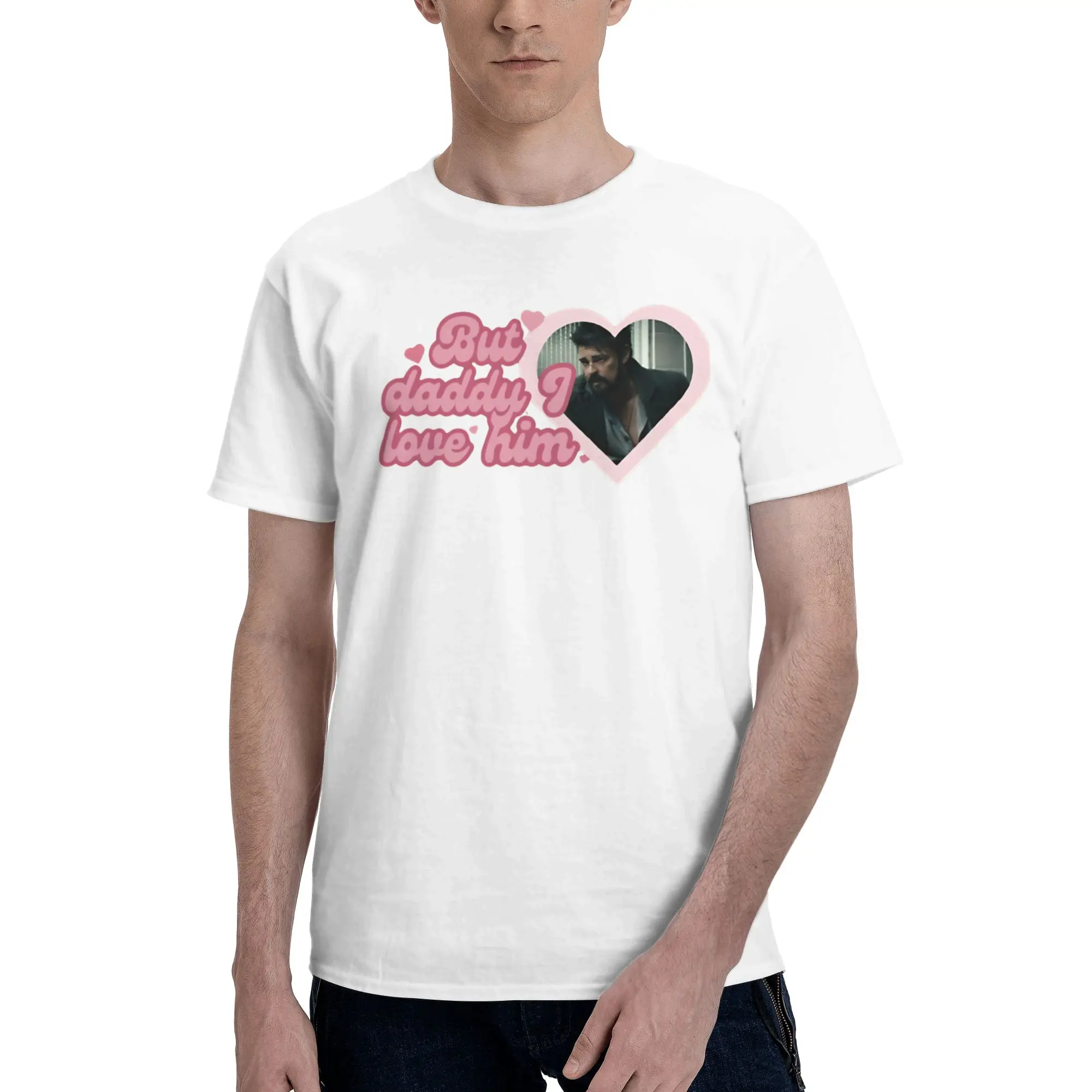 But daddy I love him, butcher the boys Novelty 100% Cotton T-Shirt The Boys Tees Tops For Men