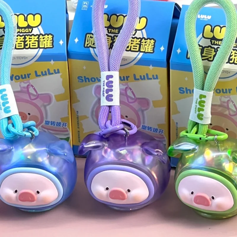 

New Lulu The Piggy Vinyl Toy Key Chain Pendant Collectible Desktop Figures Blind Box Model Figurine Trendy Kids Birthday Gifts