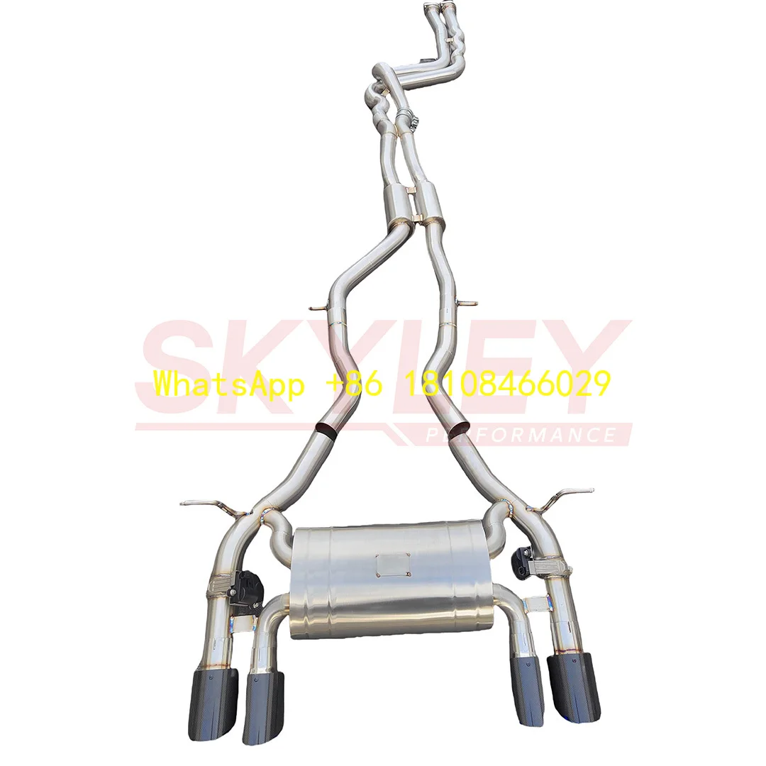 

Выхлопная труба Skyley для Bmw S55 M3 F80 M4 F82 3,0t Ss304 Catback с выхлопной системой настройки клапана