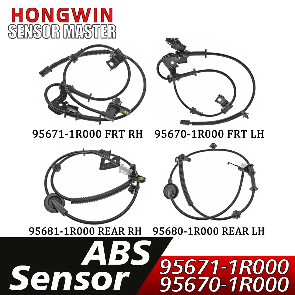 

Front Rear Left Right ABS Wheel Speed Sensor 95670-1R000,95671-1R000,95680-1R000,95681-1R000 For Hyundai Accent 2011-2017 1.6L