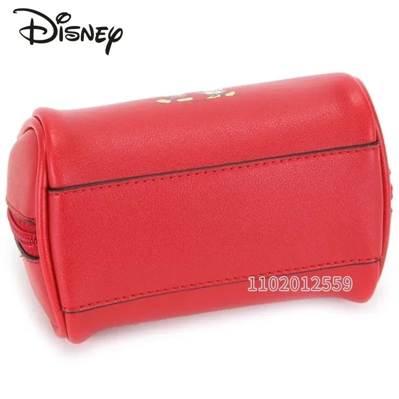 Disney Mickey Original New Cosmetic Bag Luxury Brand Women's Cosmetic Bag Cartoon 3D Storage Bag High Quality and Large Capacity