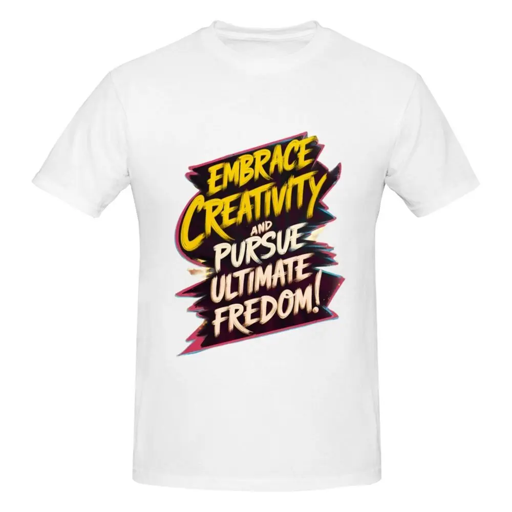 Creativity Unlimited Freedom Pursuit Men's Short Sleeve T-Shirt  Tees High Quality 100%Cotton Short Sleeve