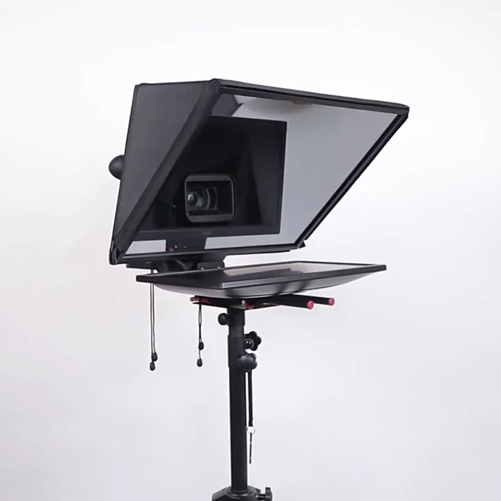 

Manufacturer Supply 24 inch laptop teleprompter with tripod webcam and for speech