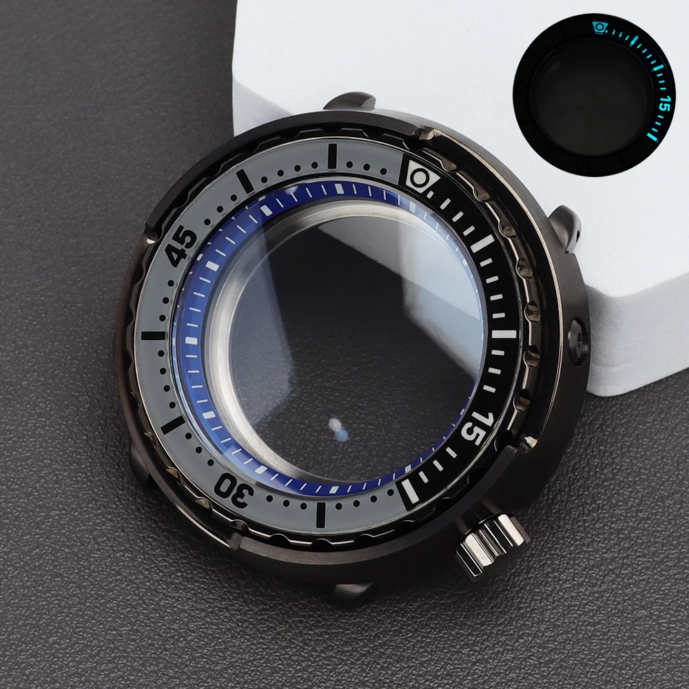 47mm-men's-diving-watch-gun-color-case-sapphire-crystal-for-tuna-cann-nh35-nh36-nh34nh38-movement-c3-luminous-bezel-insert-20atm