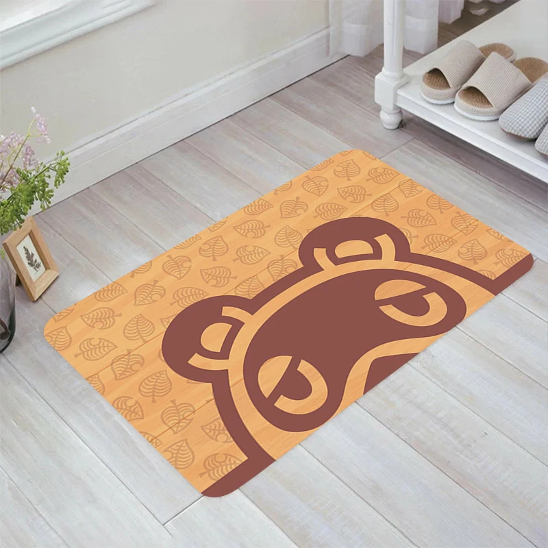 Animal C-Crossing Game Floor Mat Aesthetic Room Decoration Carpets Doormat Entrance Door Balcony Kitchen Rug Rugs Home Foot Mats