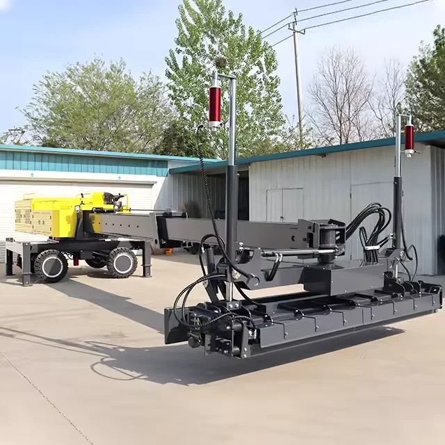 Advanced Automatic Laser Leveling Machine with 360° Vibration for Concrete Floors in Warehouses and Commercial Buildings