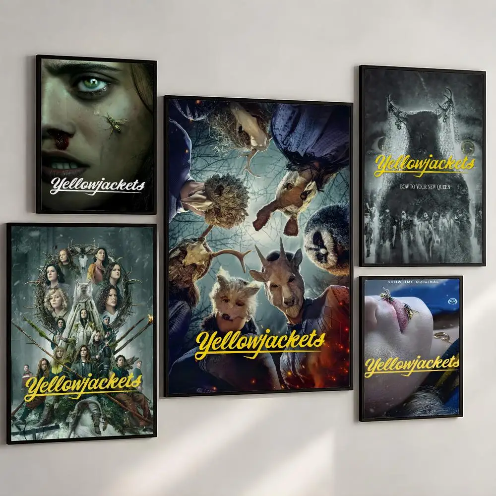 TV Yellowjackets Drama Thriller Showtime Poster PP Wall Art Print Removable Water-Resistant Home Decor ForBedroom Apartment Gift