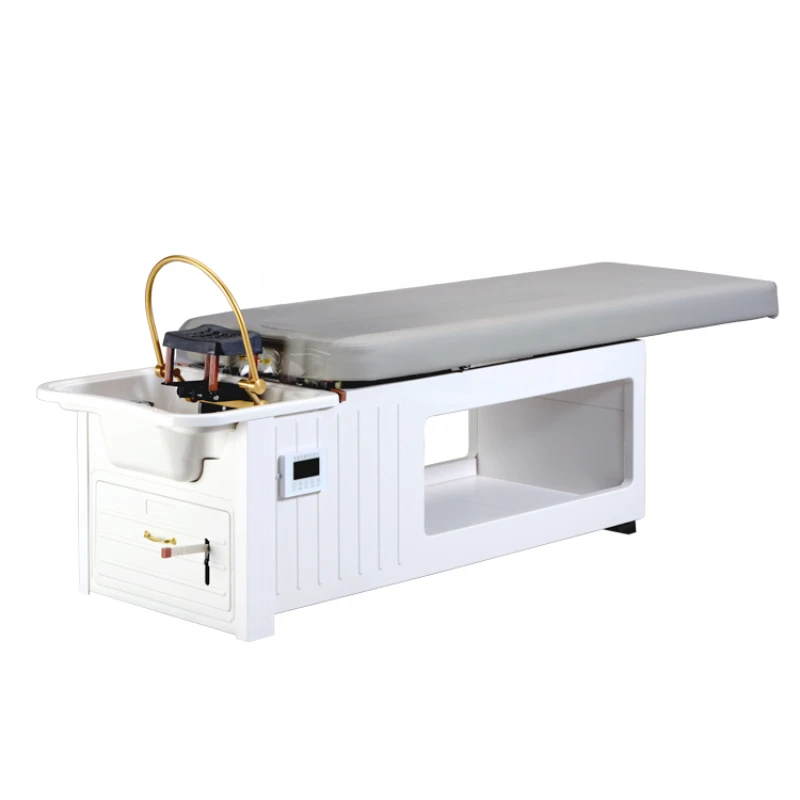 

Шампунь для лечения головы, встроенная кровать, постоянная температура, циркуляция воды, фумигация, массаж, спа-кровать для лица