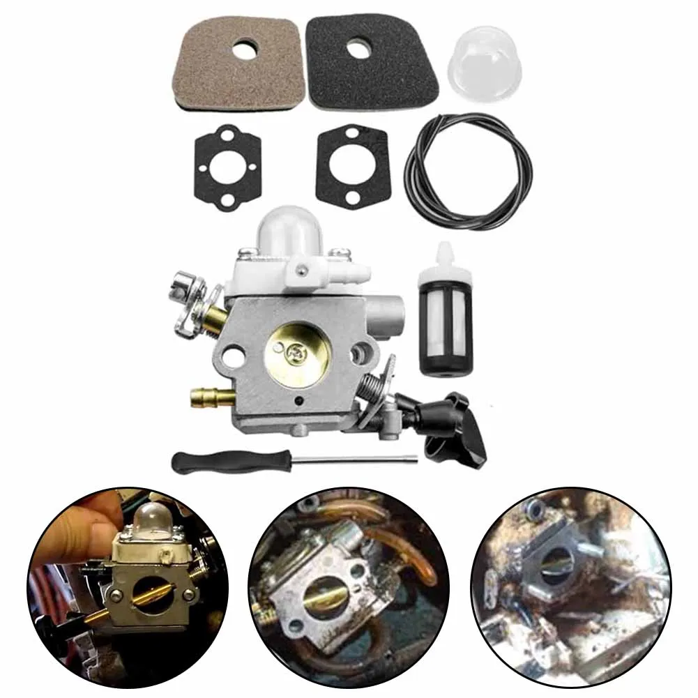 Carburetor Kit Replacement For BR200 Backpack Blower Replace 4241-120-0625 C1M-S219 Carburetor Kit Garden Power Tool Parts