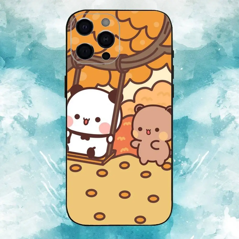 حافظة هاتف C-Cute BuBu DuDu مصنوعة من السيليكون الناعم لهاتف آيفون 17 16 15 14 13 12 11 X XR Plus Pro Max Plus