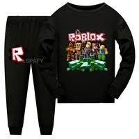 Hot ROBLOX Boys Pajamas Autumn Long Sleeved Children's Clothing Sleepwear Teen Pajama Cotton Pyjamas Sets For Kids