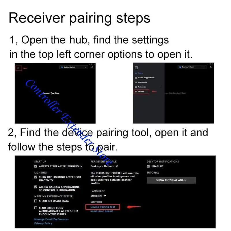 N84B Wireless USB Dongle Mouse Receiver Adapter for G304 G305 Mouse Wireless Adapter High Performances and Easy Plugs In