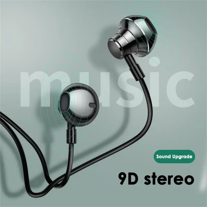 Awei TC-5 Wired Earphone In-ear For Phone Type-C Jack Stereo Deep Bass With Microphone Button Control 1.2m Earphones