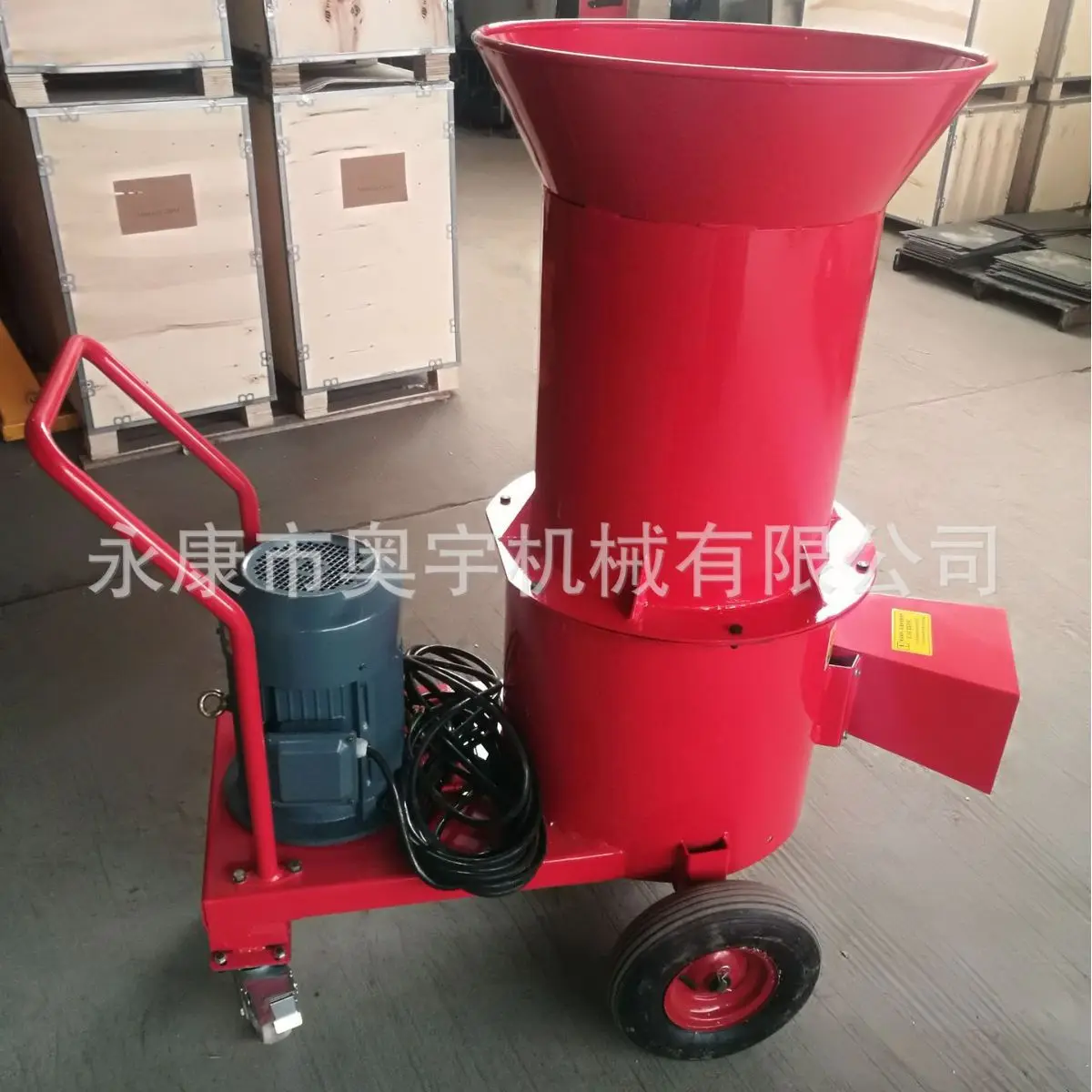 All copper motor Forage twigs Leaf crusher Straw crusher Feeder Efficient electric