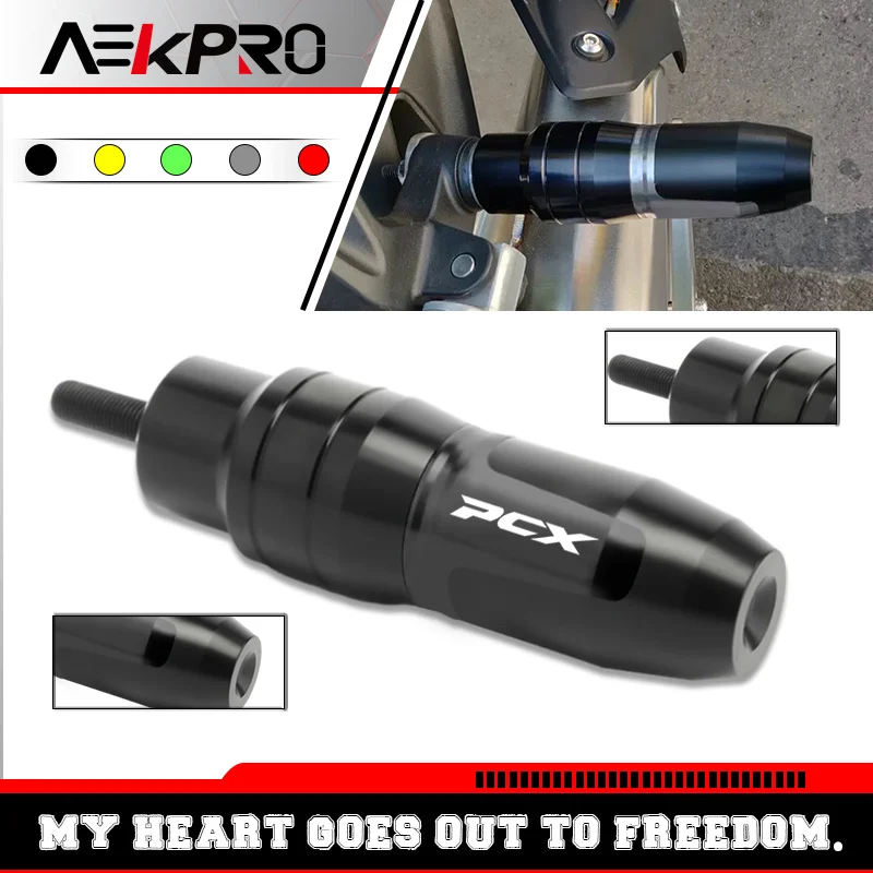 

For Honda PCX125 PCX150 PCX155 PCX160 2012-2024 Motorbike Accessoires CNC Falling Protection Exhaust Sliders Crash Pad Protector