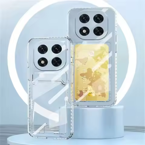 Wallet Card Slot Holder Case For Poco X7 X6 X5 X4 X3 Pro Clear Silicones Phone Cases Little X7 M6 M6Pro F6 Funda Back Cover Capa