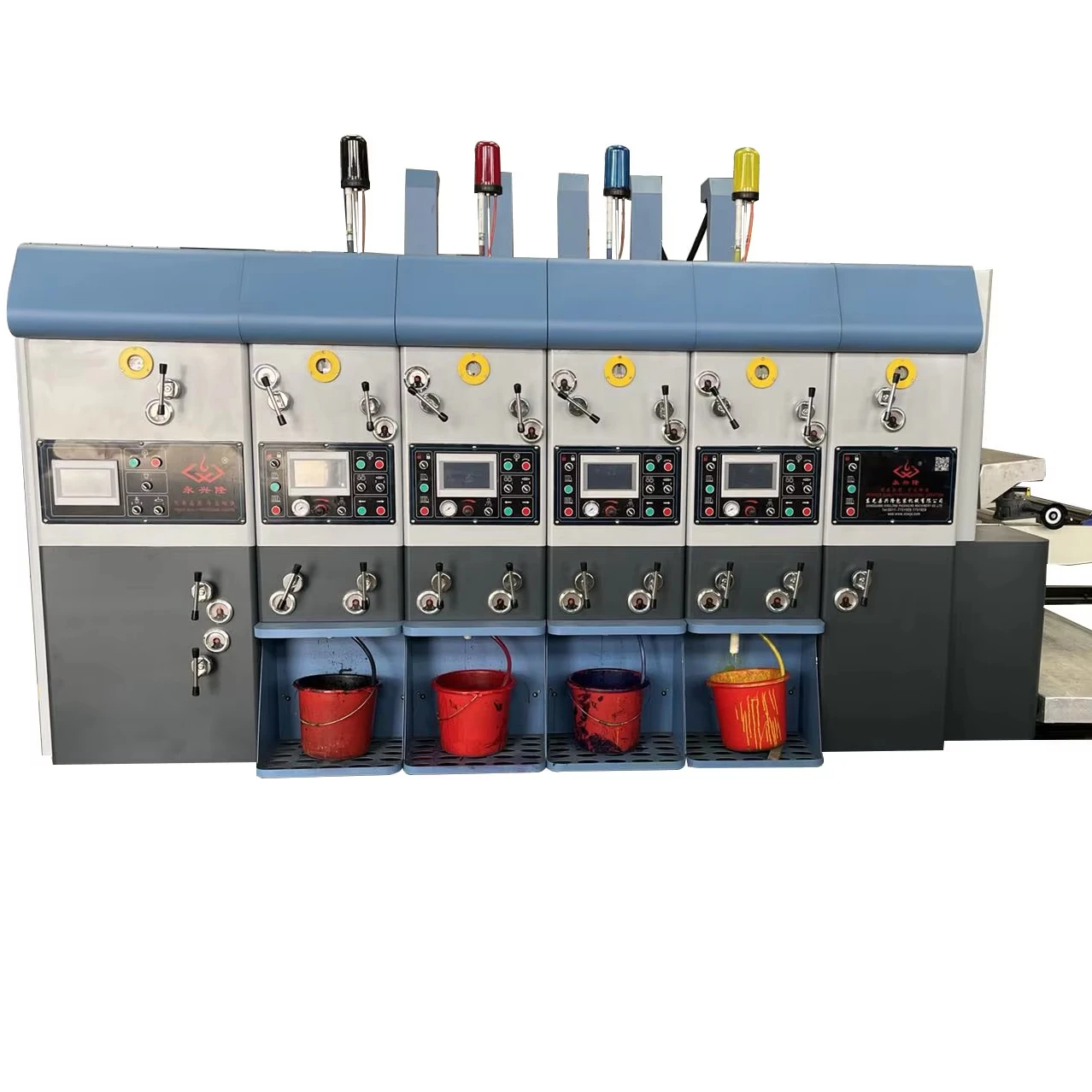 Impressora flexográfica automática econômica de 1-4 cores, máquina de corte nova para caixa de papelão, fabricação de embalagens de desenhos animados