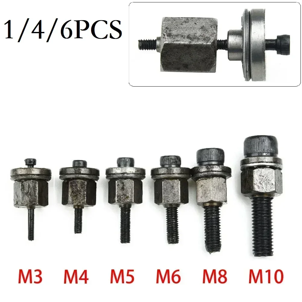 3/4/6 шт., ручной заклепочный пистолет, набор стальных головок, ручной заклепочник, замена наконечника гайки/M4/M5/M6/M8/M10, головка оправки для инструмента для заклепок-гайкийки