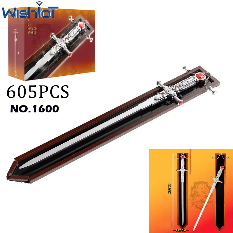 

Magic Series Sword Model Games Building Blocks Set Creative Assembly Collectible Toys Educational Puzzles MOC Bricks Boys Gifts