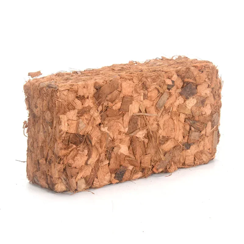 500g Green Natural Plant Coconut Brick Universal Organic Nutrient Soil Coarse Grain Coconut Brick For Garden Vegetables