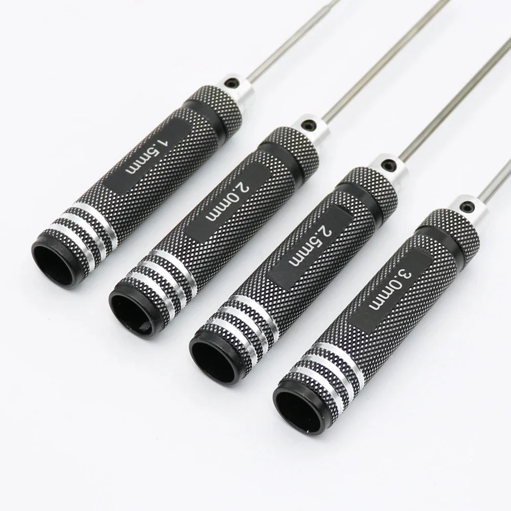 六角ドライバーセット 1.5mm 2.0mm 2.5mm 3.0mm ツールキット FPV レーシング ドローン ヘリコプター 飛行機 車 ボート用 - RC 修理ツール