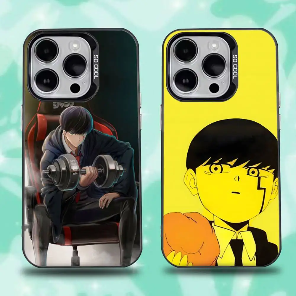 

Anime M-Mashle Magic M-Muscles Phone Case For iPhone 16,15,14,13,12,11,Mini,Pro,E,SE4,XS,MAX Black Candy Matte Cover