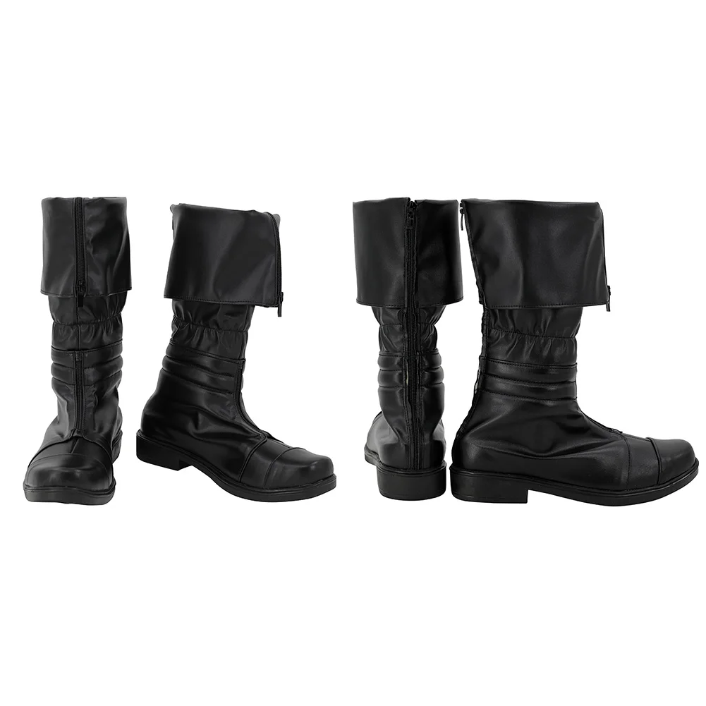 Game Final Fantasy 7 Crisis Core Cloud Strijd Schoenen Laarzen Cosplay Kostuum Accessoires Mannelijke Rollenspel Fantasia Laarzen Voor Vermomming