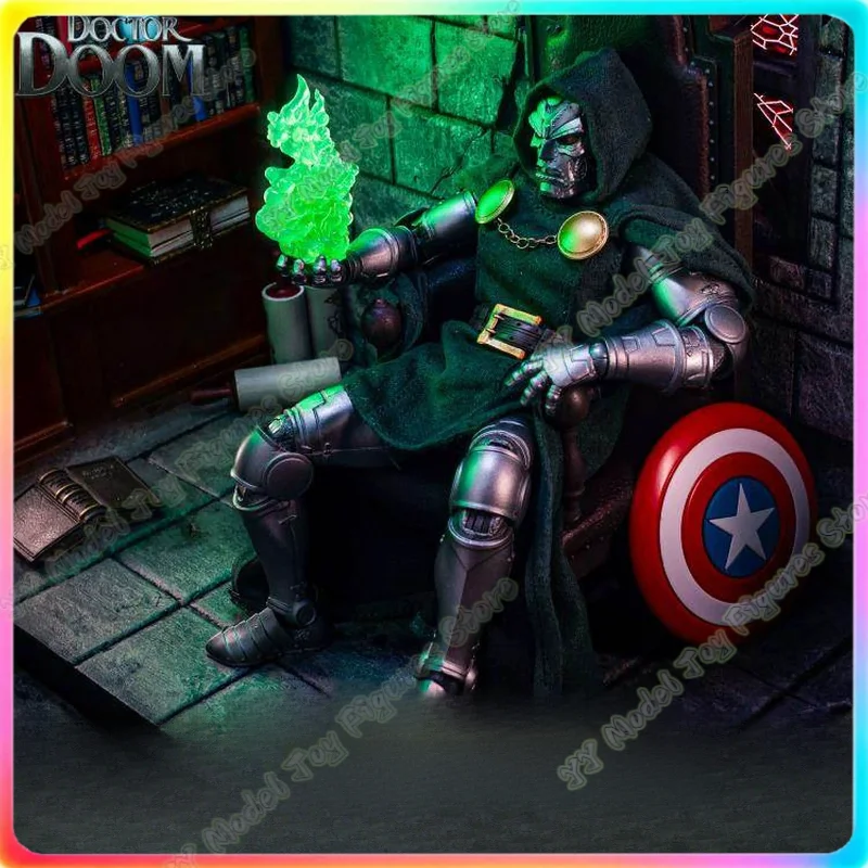 In Stock MEZCO Ant 6-inch Action Figure, Fantastic Four Series, Doctor Doom Re-edition Model Toy, Collectible Gift