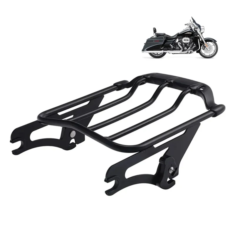 Two Up Luggage Rack For Harley Touring Street Glide Road king 2009-UP FLTR FLHX Road Glide Air Wing Motorcycle Parts