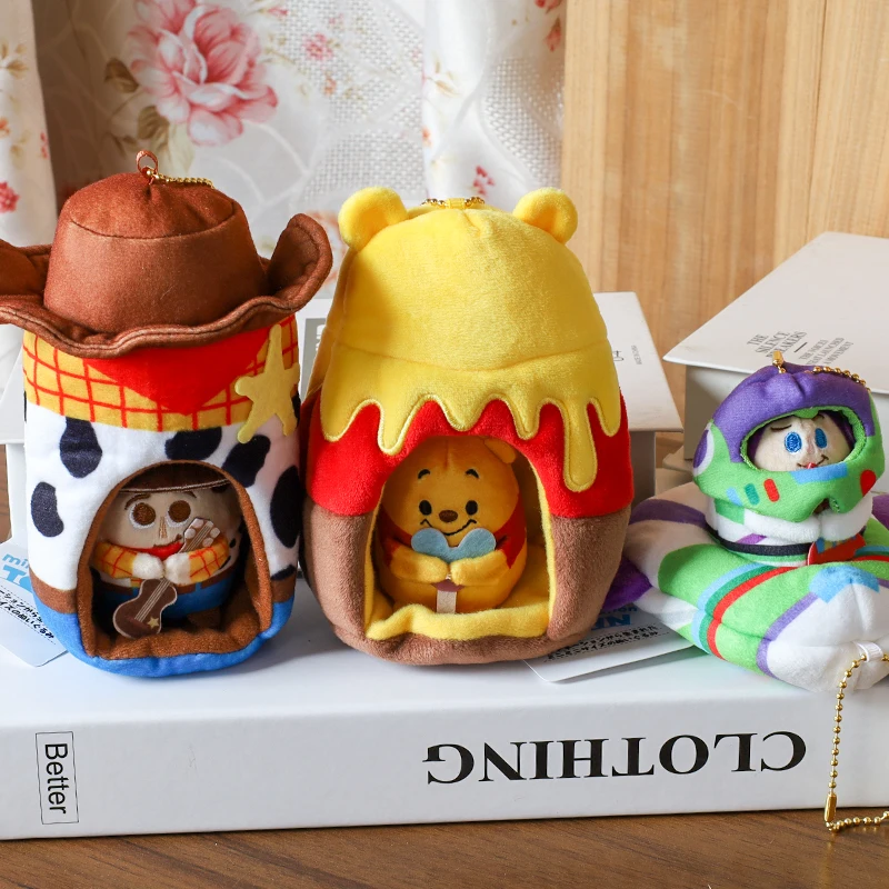 

Очарование коттеджа Винни-Пух, милая школьная сумка, орнамент, плюшевая кукла Базз Лайтер, брелок Вуди, подарок