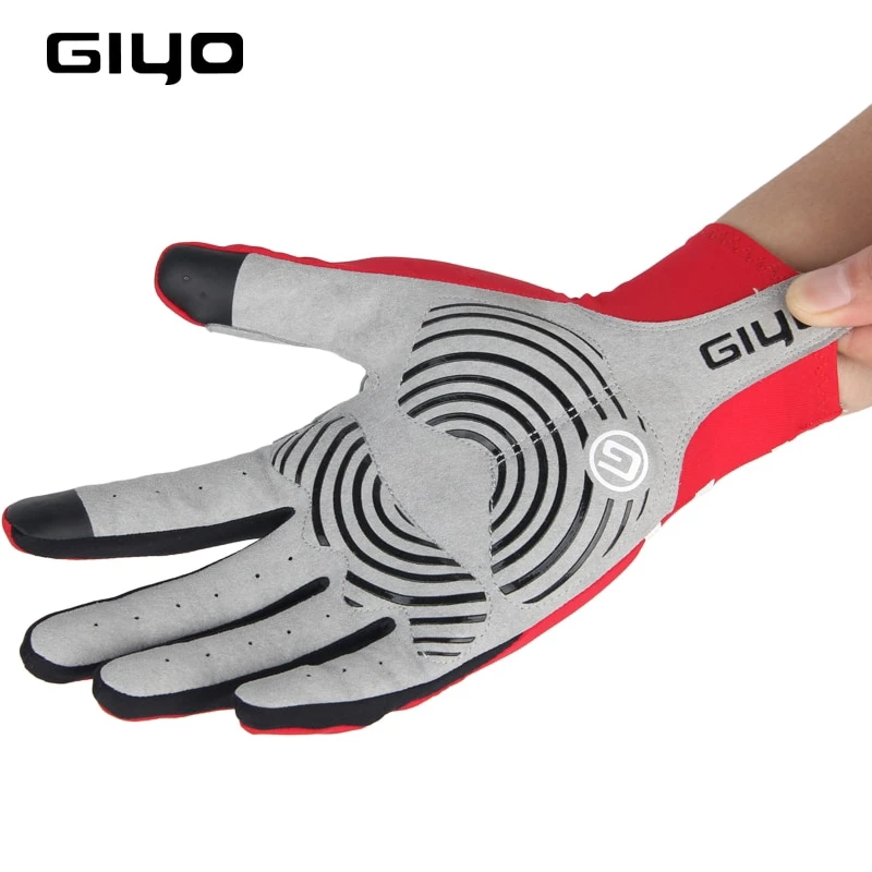 Cycling Full Finger Gloves Touch Screen Anti-slip Bicycle Road Bike Long Glove