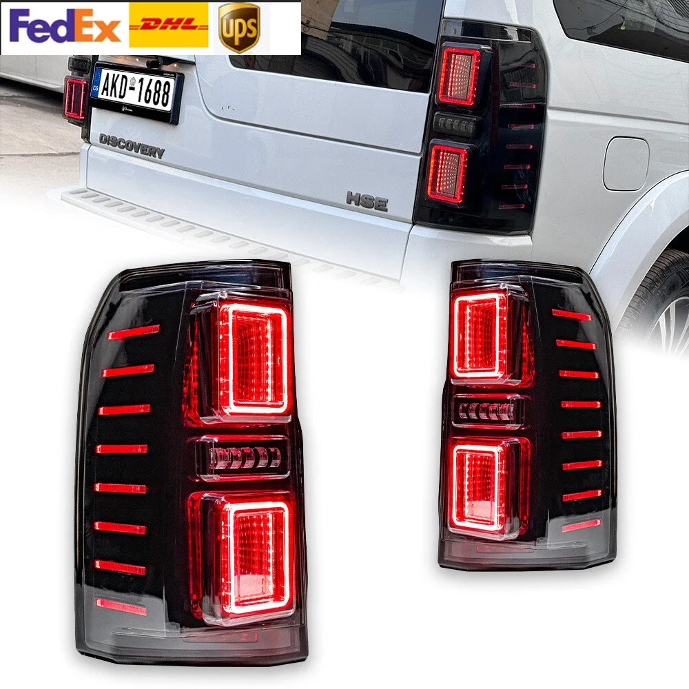 2PCS LED Tail Lights LED Rear Lamps For Discovery 4/3 LR3 LR4 L319 2009-2016 Tail Light Lamp Assembly