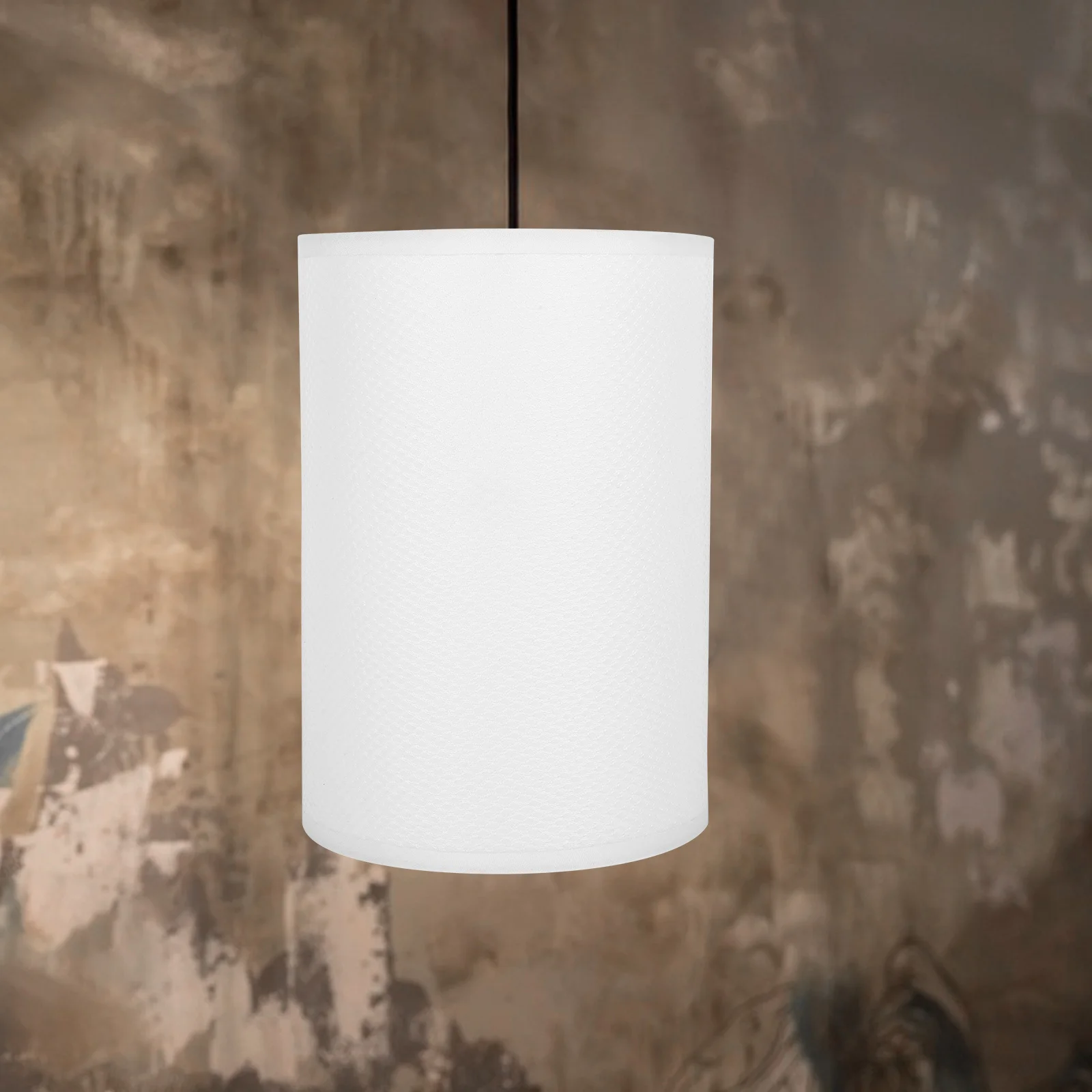 Einfacher Lampenschirm aus Stoff, rundes Trommel-Design für Tischlampe, E27, Ersatz-Lichtabdeckung, Schlafzimmer, Wohnzimmer, Ersatz-Lampenschirm