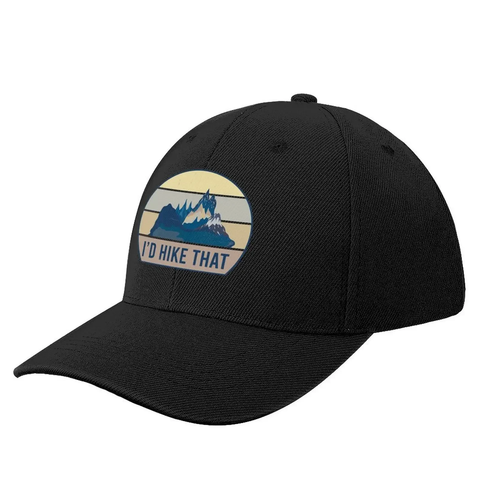 

I'd Hike that, Hiking Baseball Cap Luxury Man Hat Kids Hat tactical cap hard hat Girl Men's