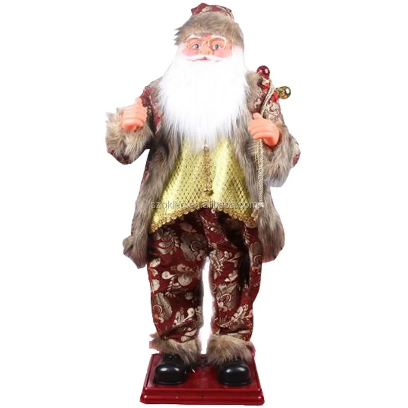 1.3m 4.3ft Electric Music Dancing Santa Claus Christmas