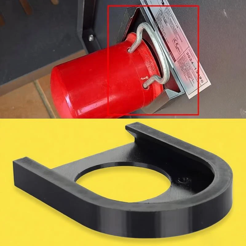 

Кронштейны для автодомов (1 шт.), сверхпрочные, для газовых баллонов 11/5 кг, с крепежными винтами, для подвалов/гаражей или приклеивания к автодомам/караванам