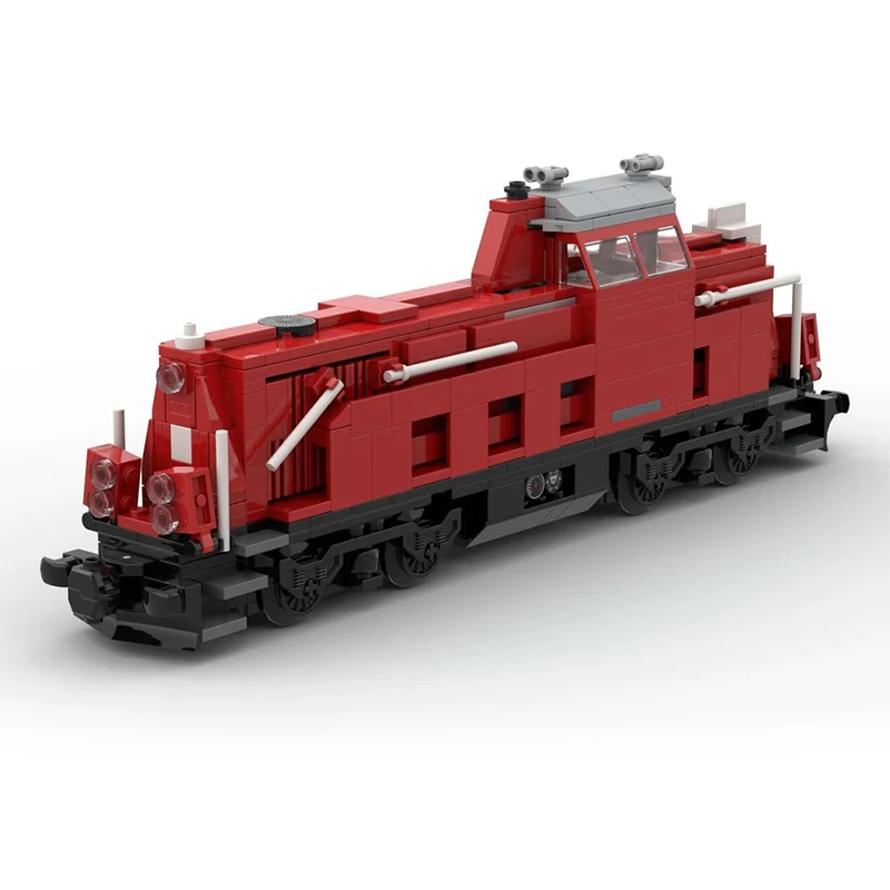 City Car Model MOC Building Bricks BR 265 Shunting Locomotive Modular Technology Gifts Holiday Assemble Children Toys Suit