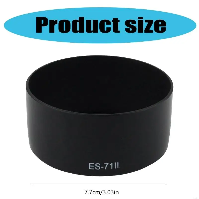270b ES71 II Lensa reversibel Hood hood kompatibel untuk lensa EF50MM F/1.4 50F1.4USM