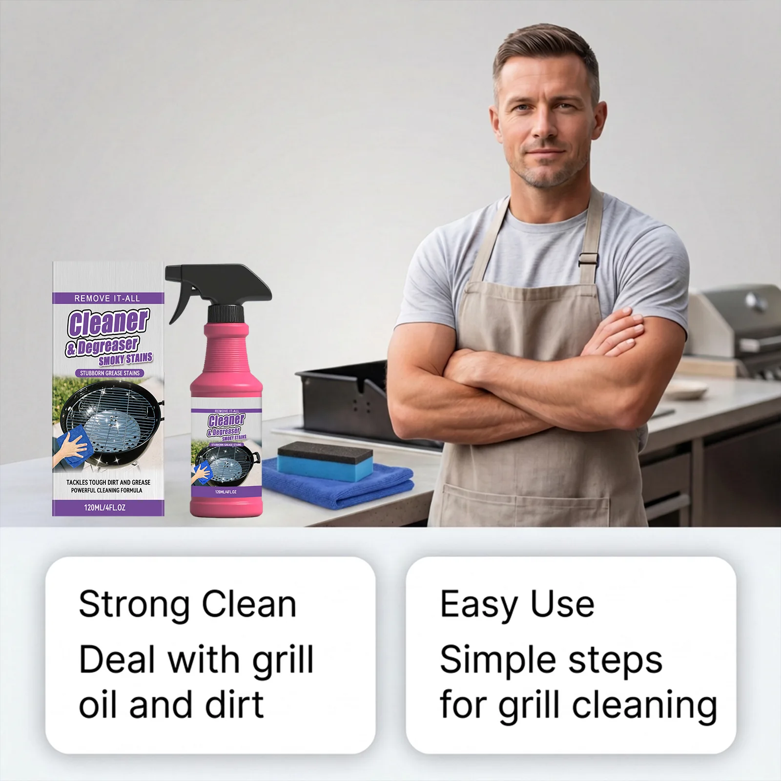 BBQ Grill Cleaner Ontvetter Sp - Commercial Kitchen Grease Cleaner recensie en prijs