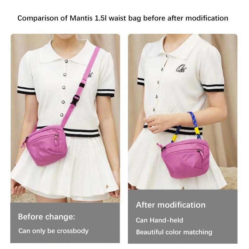 EverToner Nylon Weave Rope Shoulder Strap For Arc'teryx Mantis 2 Shoulder Bag Replacement Handbag Accessories Durable Fashion