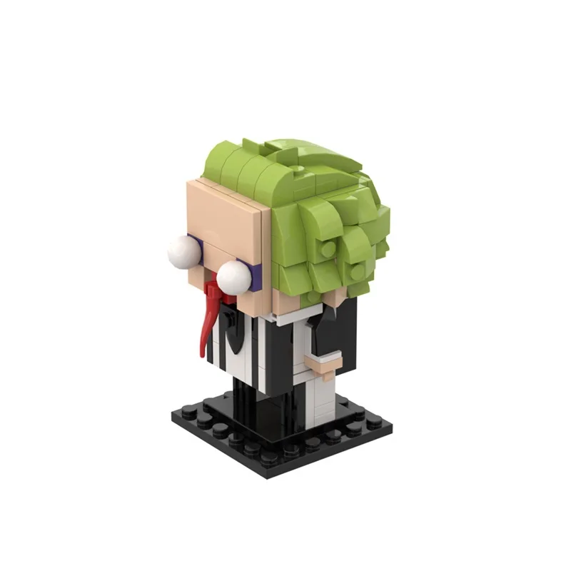 Moc Beetlejuice Brickheadz Model Bouwstenen Horrorfilm Exorcist Actiefiguur Geassembleerd Baksteen Speelgoed Creatieve Kinderen Gif